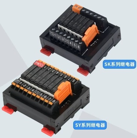 Relay 8 Channel Board - Módulo de Relé SK/SY, Amplificador PLC