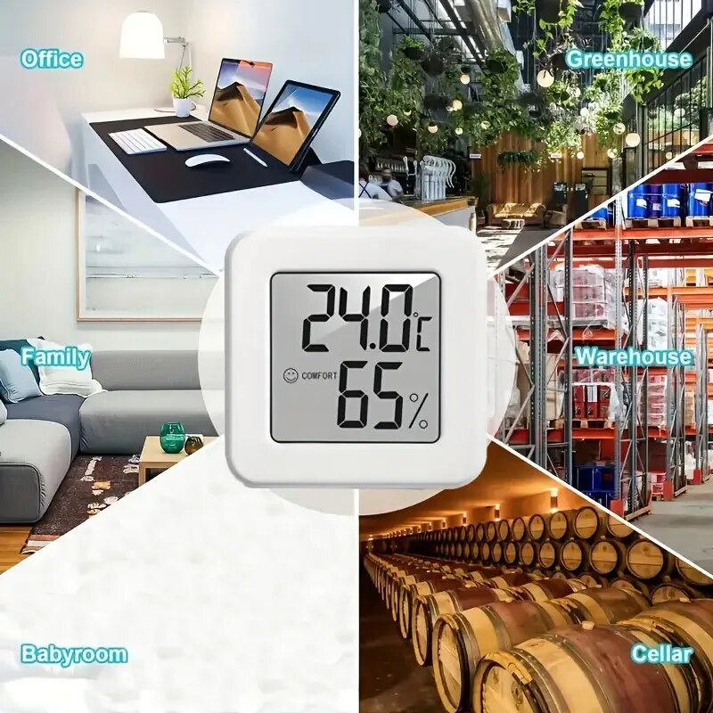 Temperature Humidity Sensor - Higrómetro Digital, Termómetro Interior, Medidor de