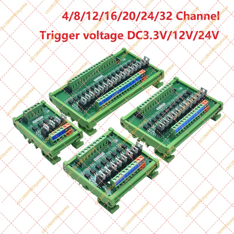 Relay 8 Channel Board - Amplificador de Salida PLC, Placa de