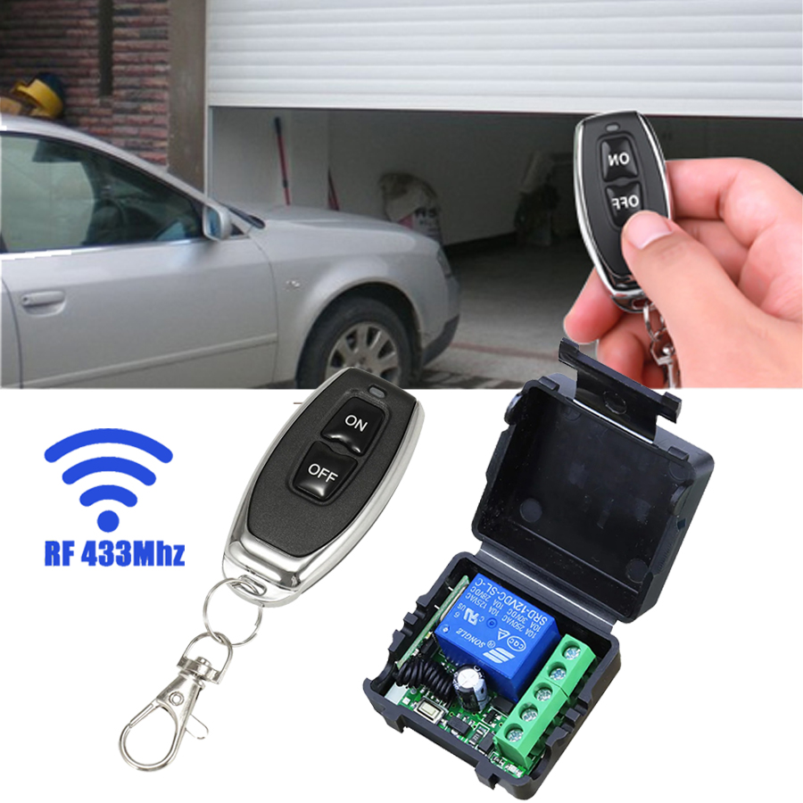 433Mhz Receiver Module - DC 12V Control remoto interruptor inteligente