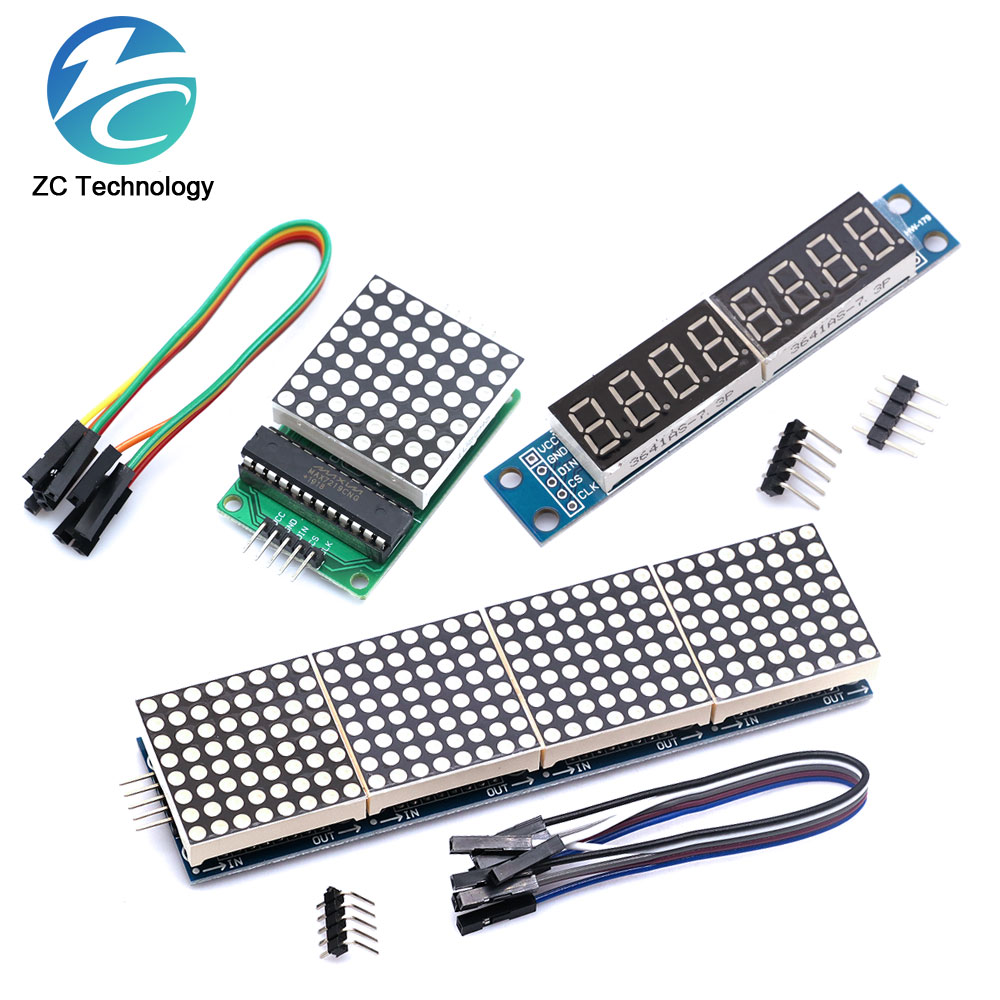 Home Automation Arduino - Módulo de matriz de puntos MAX7219,