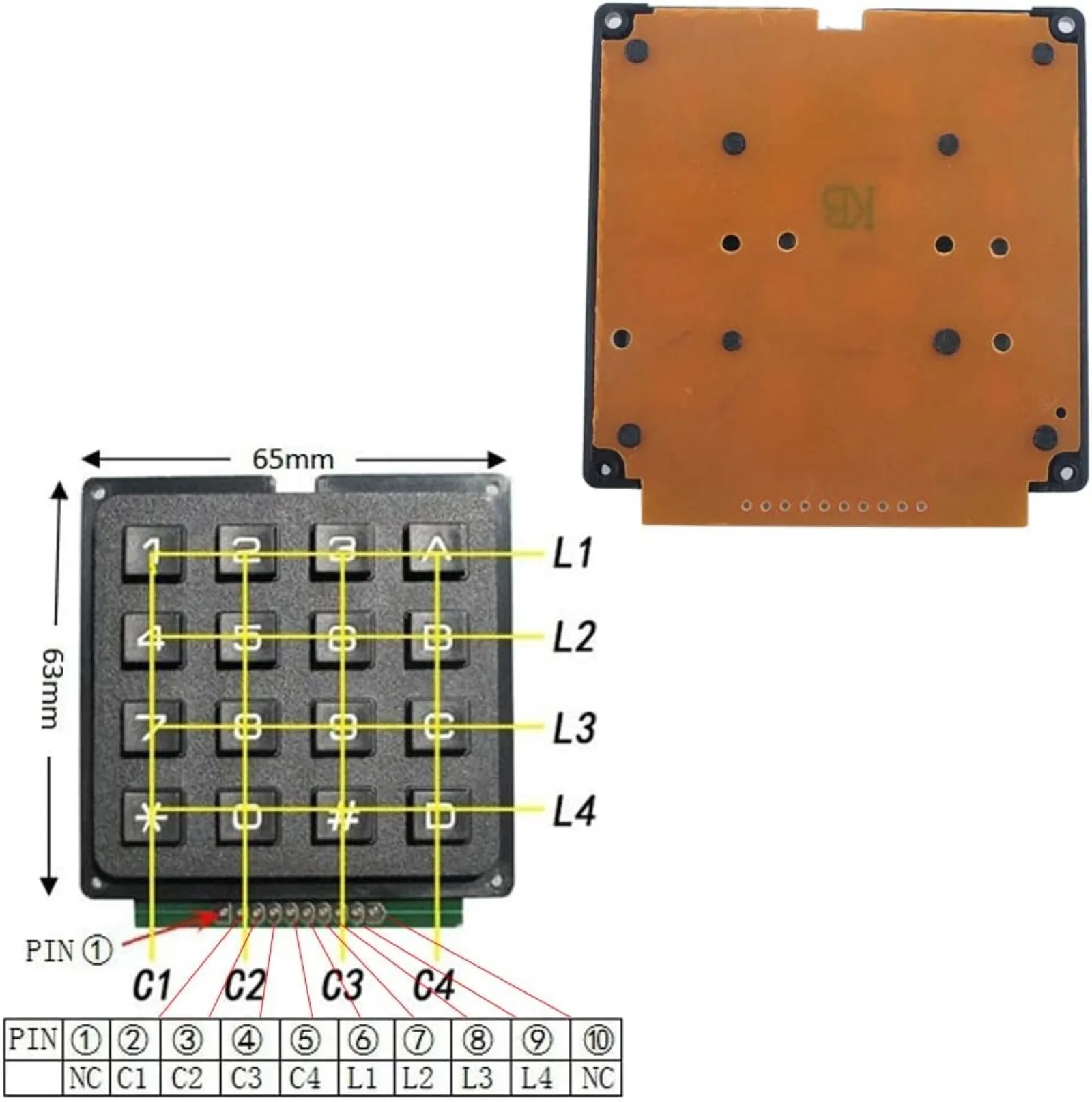 Teclado de Membrana Matricial  - Home Automation Arduino reseña y precio