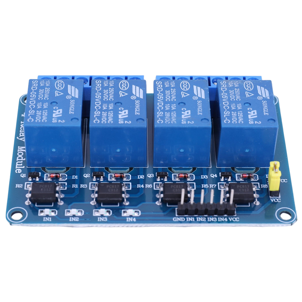 Placa de Relés de 4 Canales de - Home Automation Arduino reseña y precio