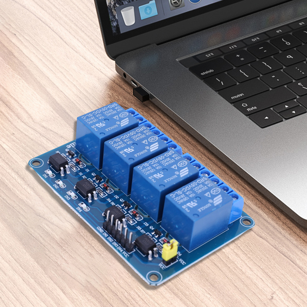 Placa de Relés de 4 Canales de - Home Automation Arduino reseña y precio
