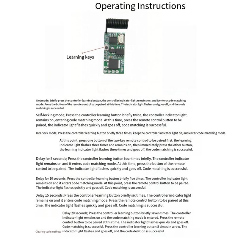 B04B-Para Controlador de Inter - 433Mhz Receiver Module reseña y precio