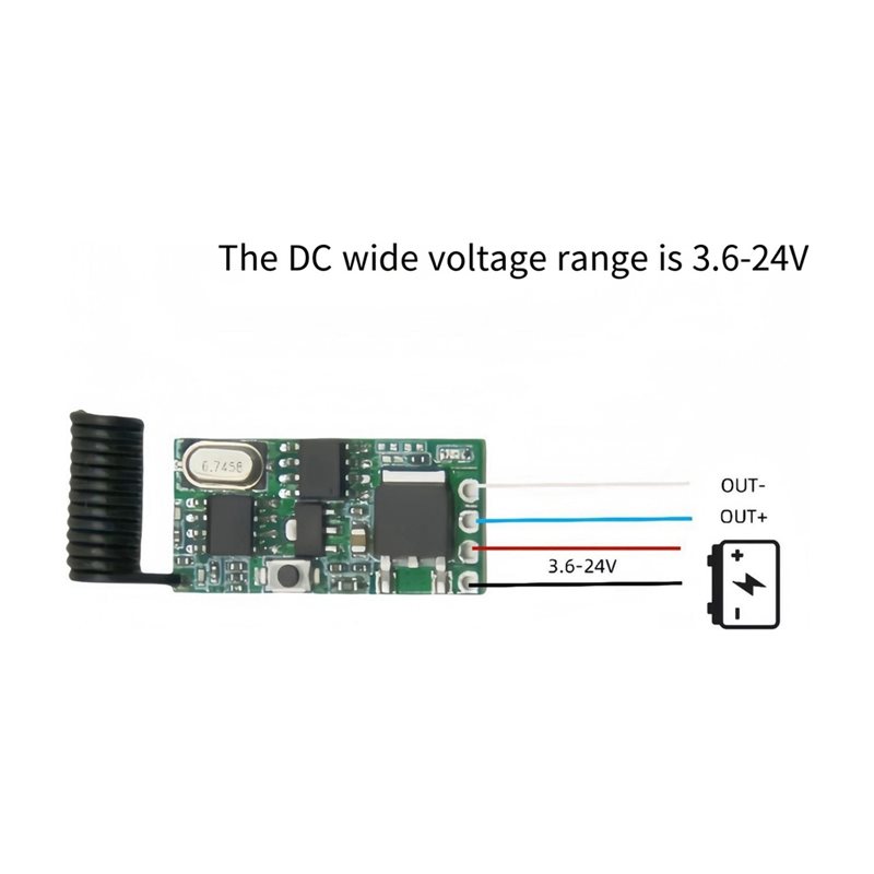 B04B-Para Controlador de Inter - 433Mhz Receiver Module reseña y precio