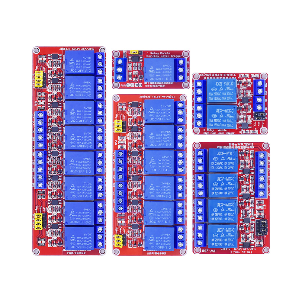 1 2 6 4 8 canales 5V 12V 24V m - Relay 8 Channel Board reseña y precio