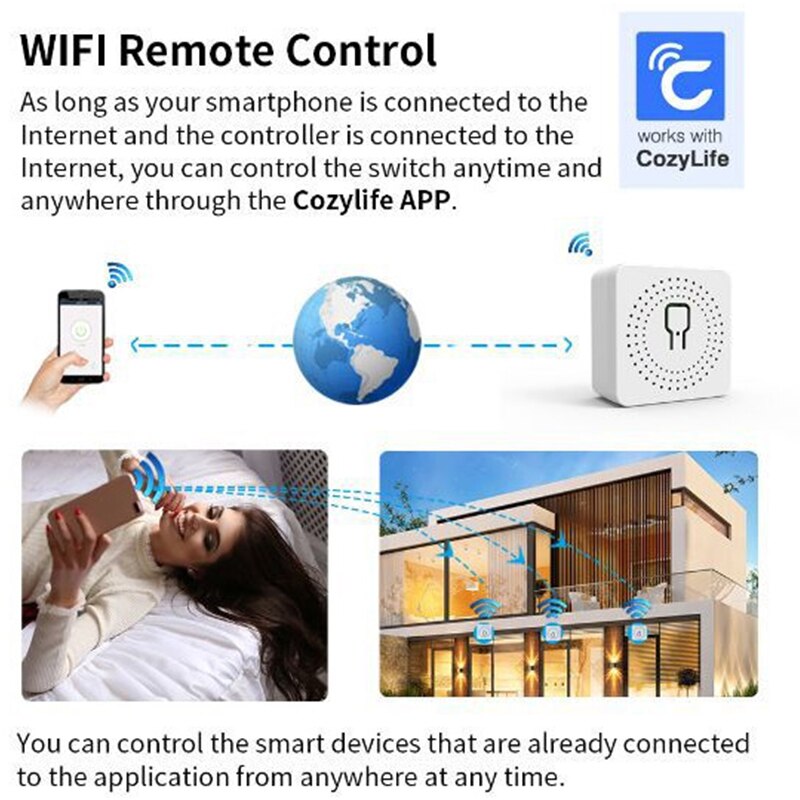 Tuya 16A Mini Wifi interruptor - Diy Home Automation Controller reseña y precio