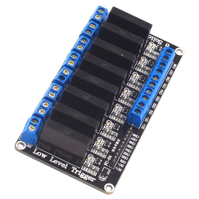 Controlador PLC placa relés só - Relay 8 Channel Board reseña y precio