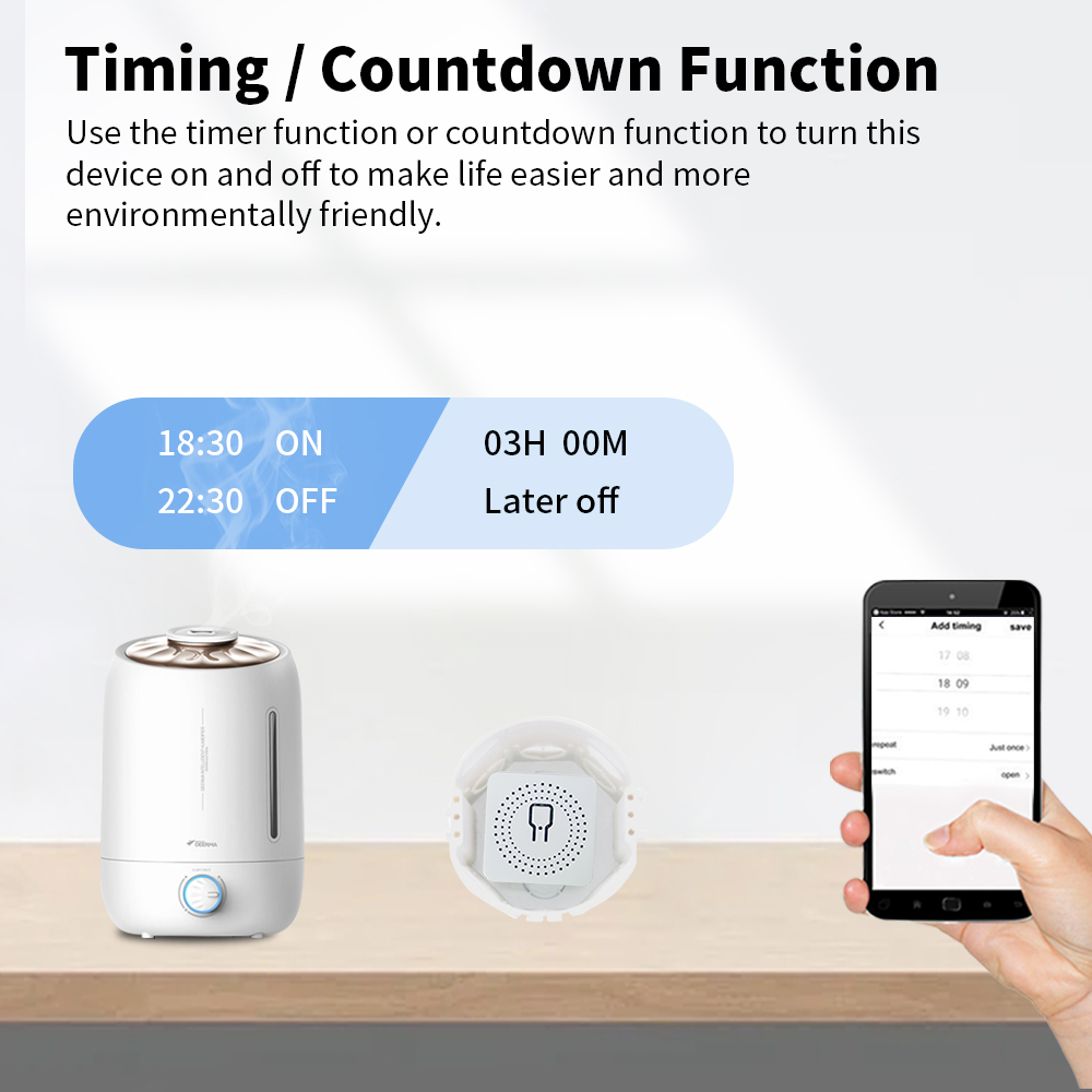 Tuya-Mini interruptor intelige - Diy Home Automation Controller reseña y precio