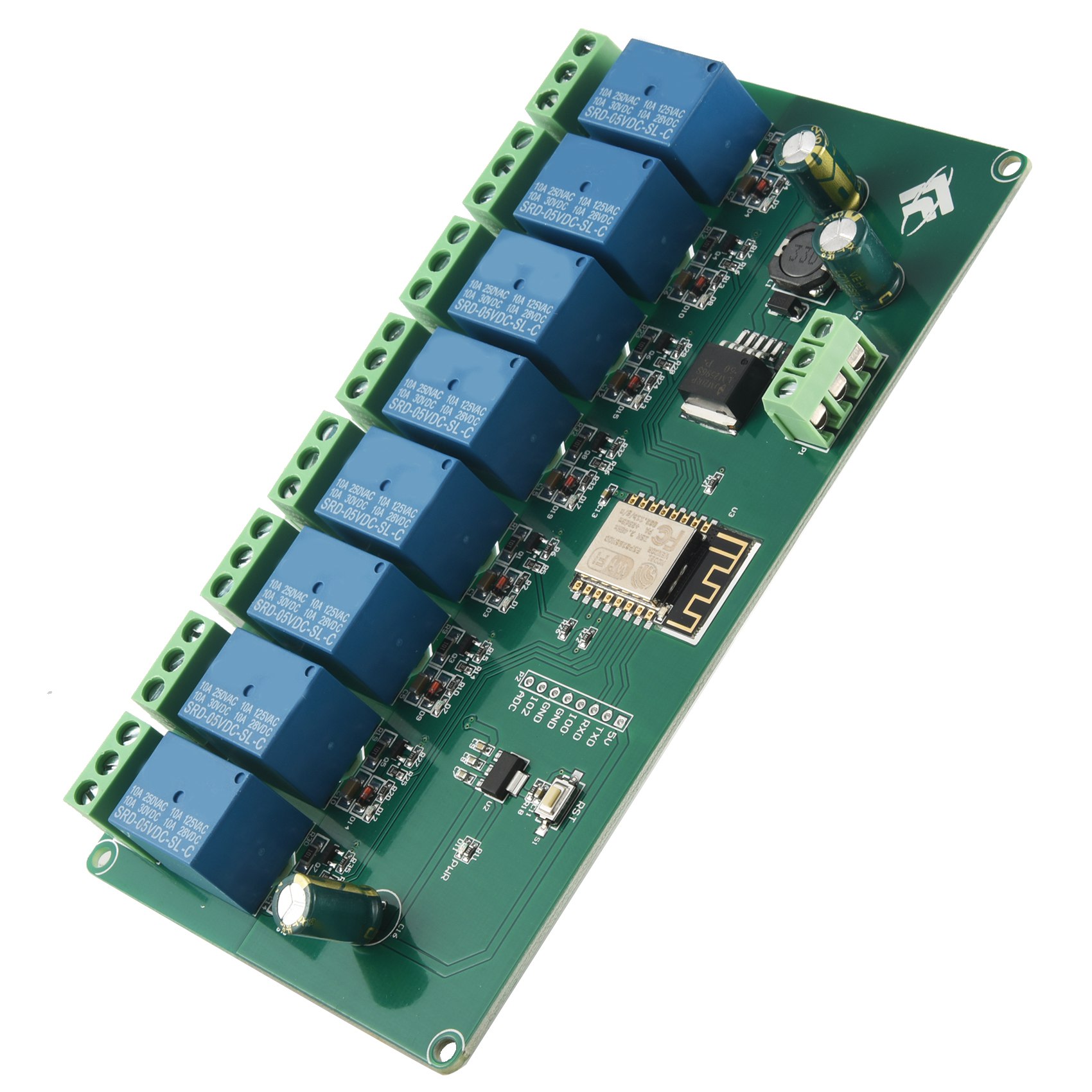 (ABDH) Módulo de Relé WIFI ESP - Relay 8 Channel Board reseña y precio