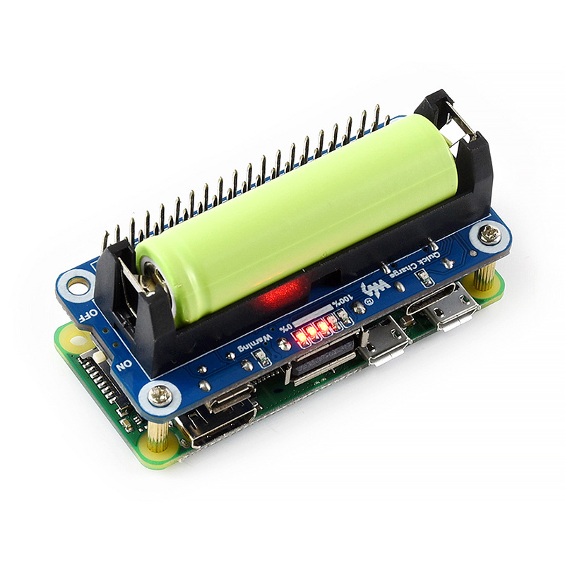 Placa de expansión de batería  - Pi Zero W Board reseña y precio