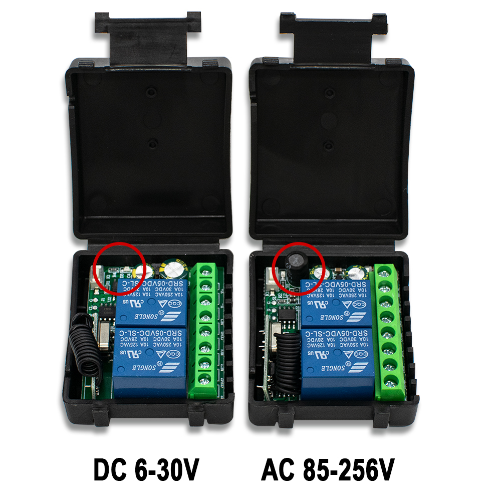 1~10 piezas de control remoto  - 433Mhz Receiver Module reseña y precio