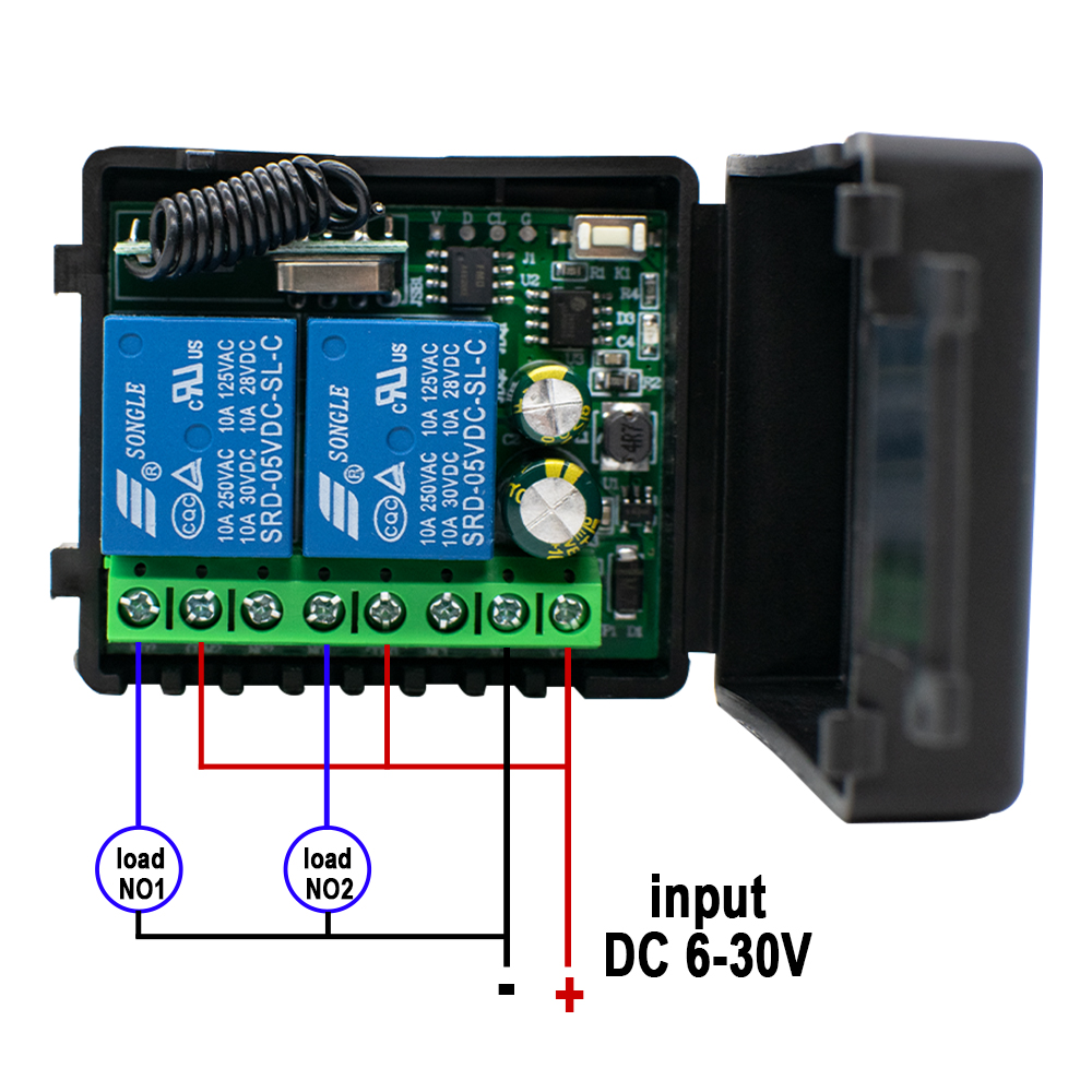 1~10 piezas de control remoto  - 433Mhz Receiver Module reseña y precio