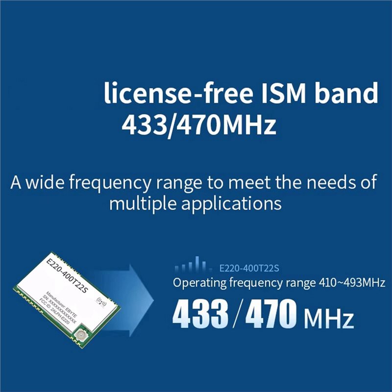 Nuevo Módulo Lora LLCC68 E220- - 433Mhz Receiver Module reseña y precio