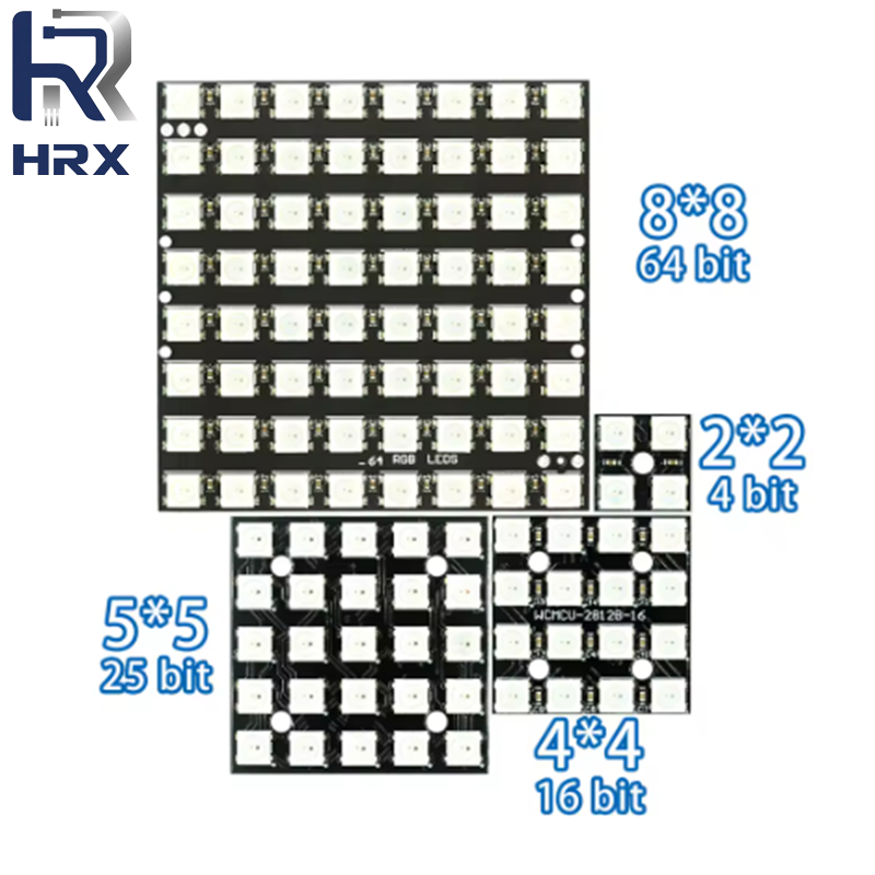 WS2812 LED 5050 RGB 8x8 4 16 2 - Rgb Led Matrix 8X8 reseña y precio
