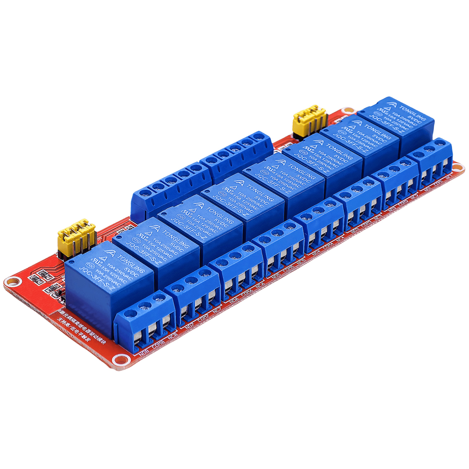 Módulo de relé 8 canales 5V 12 - Relay 8 Channel Board reseña y precio