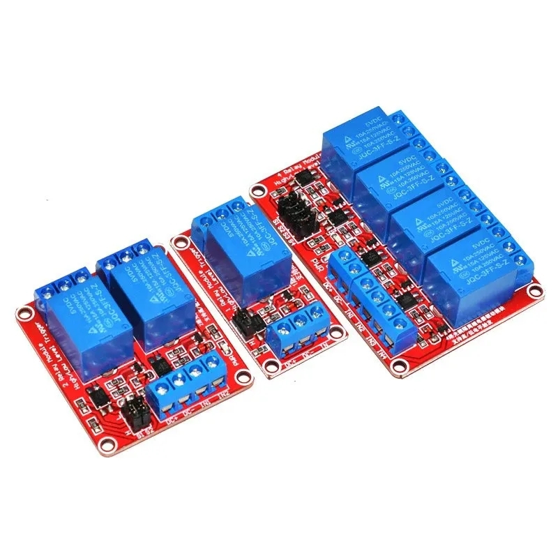 DC 5V 12V 24V 1 2 4 6 8 canale - Relay 8 Channel Board reseña y precio