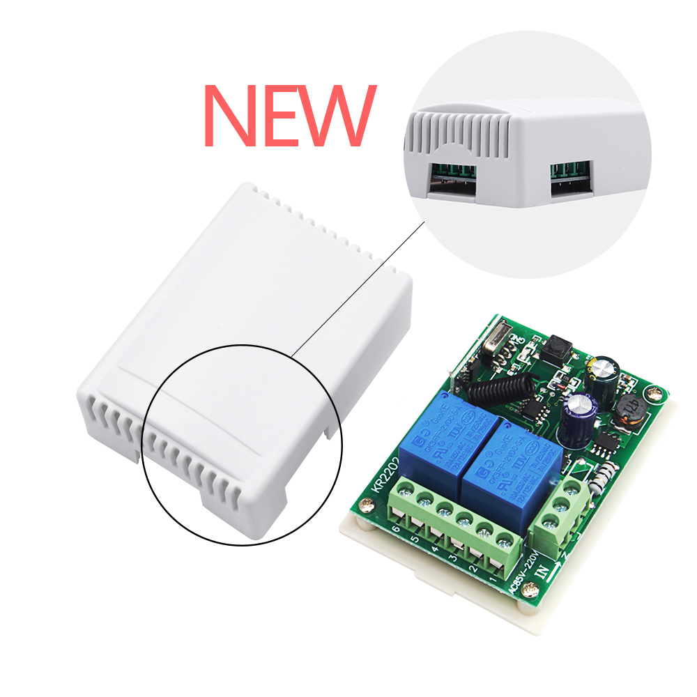 Qiachop-interruptor inalámbric - 433Mhz Receiver Module reseña y precio