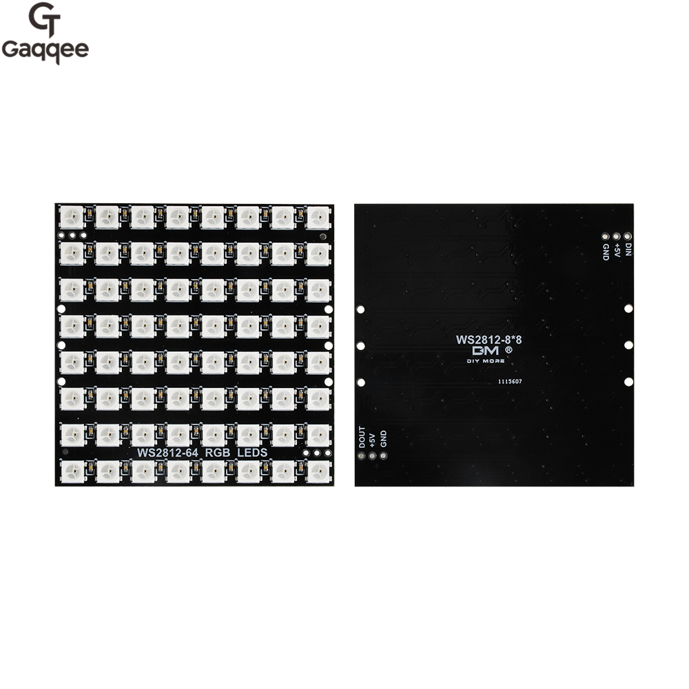 WS2812 LED 5050 RGB 8x8 Módulo - Rgb Led Matrix 8X8 reseña y precio