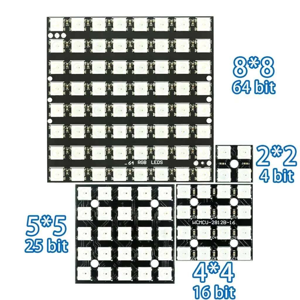 Módulo de matriz LED WS2812 50 - Rgb Led Matrix 8X8 reseña y precio