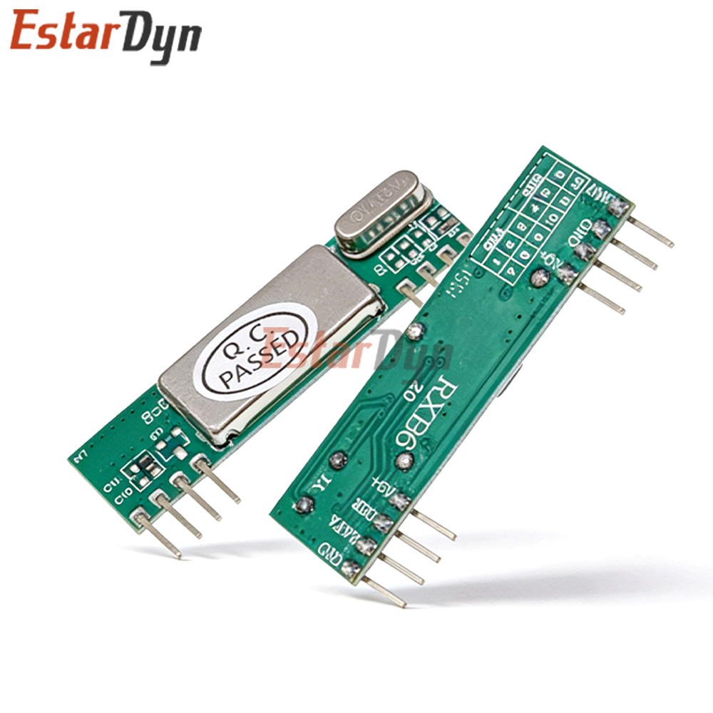 Módulo receptor RF superhetero - 433Mhz Receiver Module reseña y precio